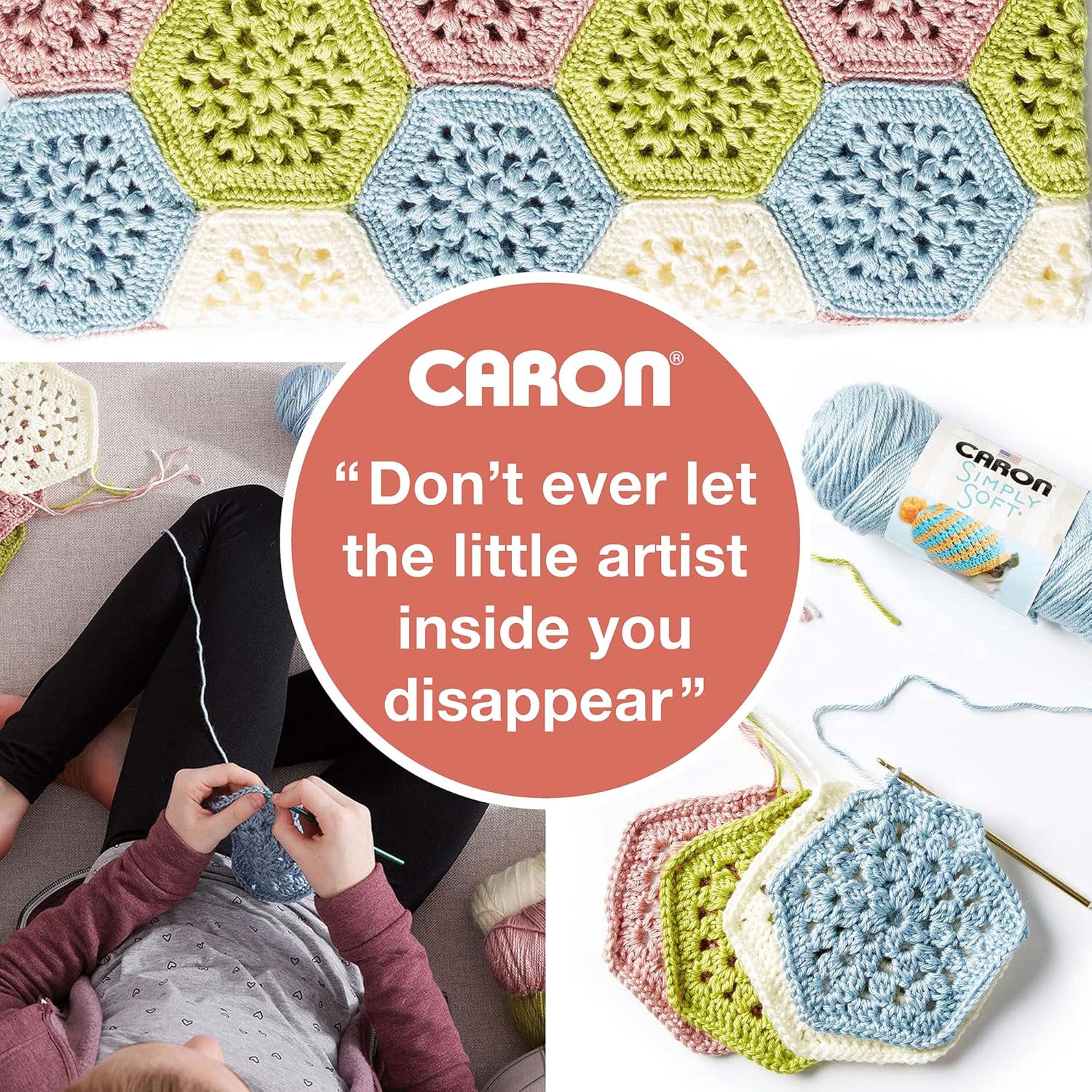 Caron One Pound Kelly Green Yarn, 2 Pack - Packaging