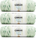 Caron Simply Soft Speckle Yarn, White Sage