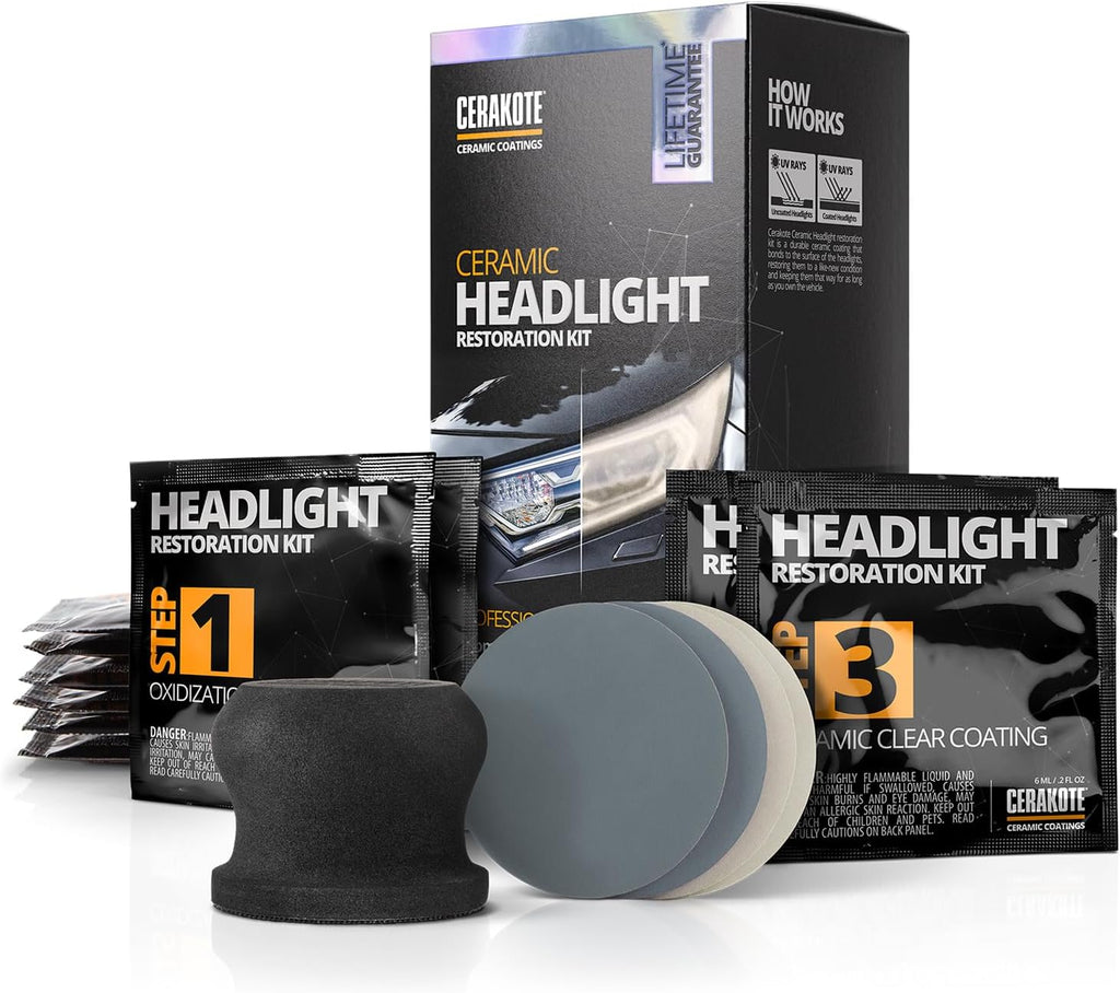 CERAKOTE Ceramic Headlight Restoration Kit - Detail view