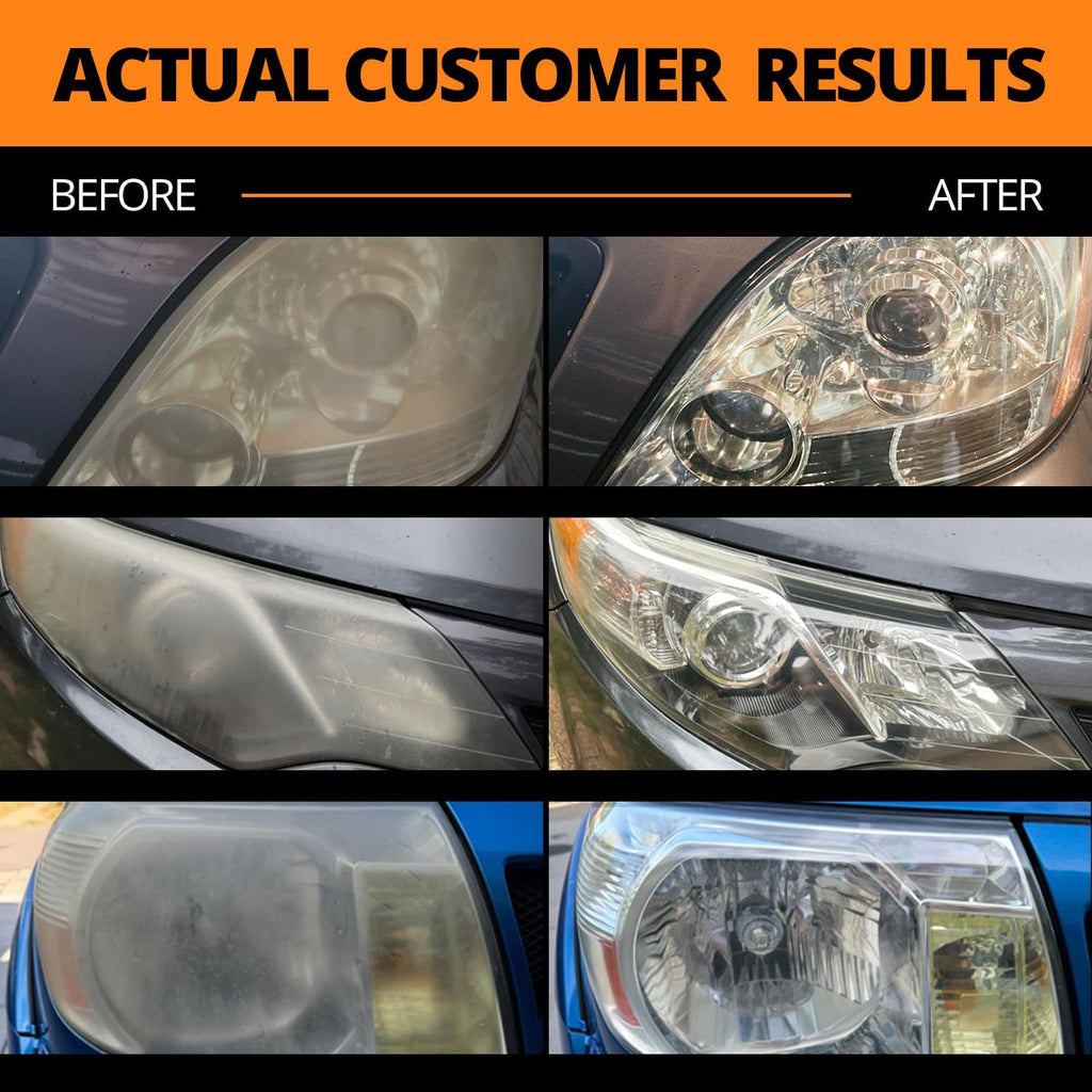 CERAKOTE Ceramic Headlight Restoration Kit - In use