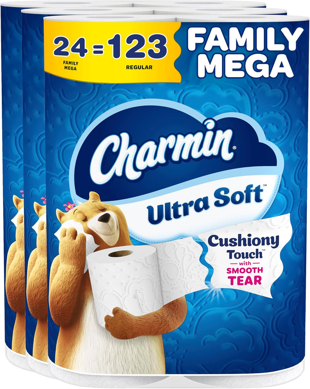 Charmin Ultra Soft Toilet Paper, 24 Mega Rolls