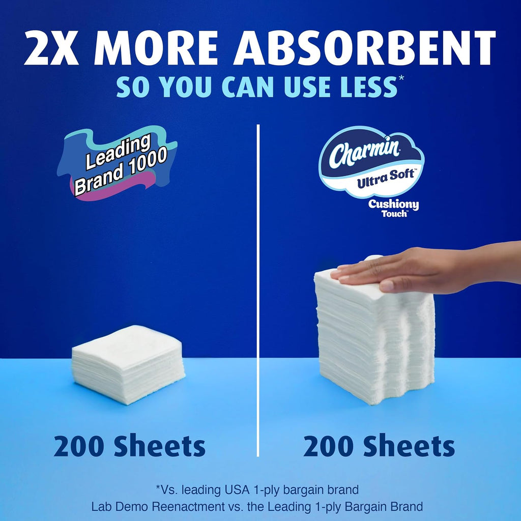 Charmin Ultra Soft Toilet Paper, 24 Mega Rolls - Packaging
