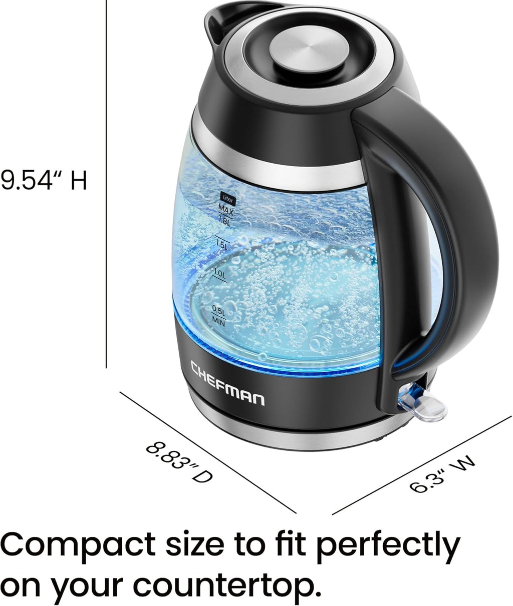 Chefman Electric Kettle, 1.8L 1500W - Detail view