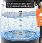 Chefman Electric Kettle, 1.8L 1500W - Alternate angle
