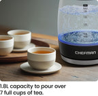 Chefman Electric Kettle, 1.8L 1500W - Size reference