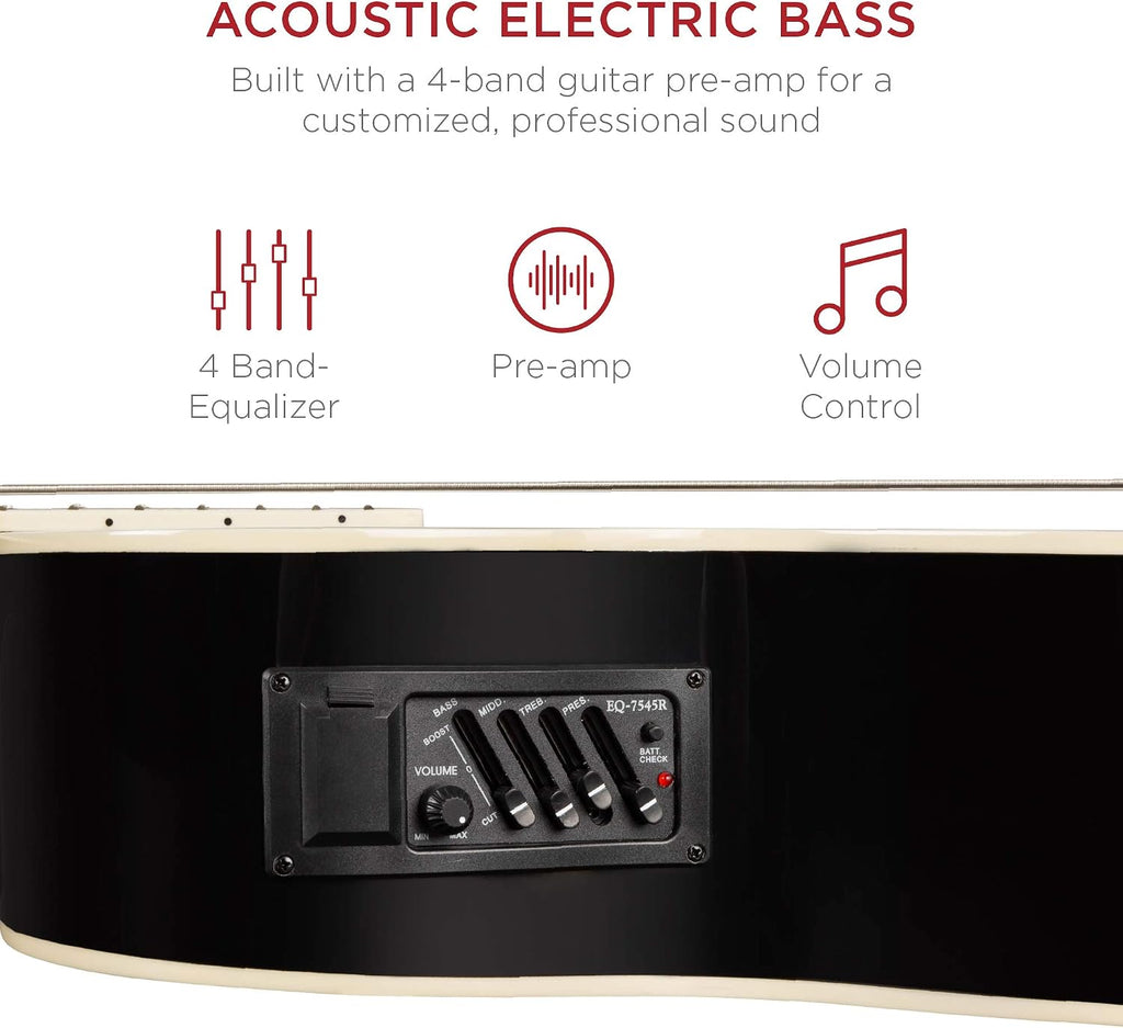 Best Choice Full Size Bass Guitar, 4-String - Detail view