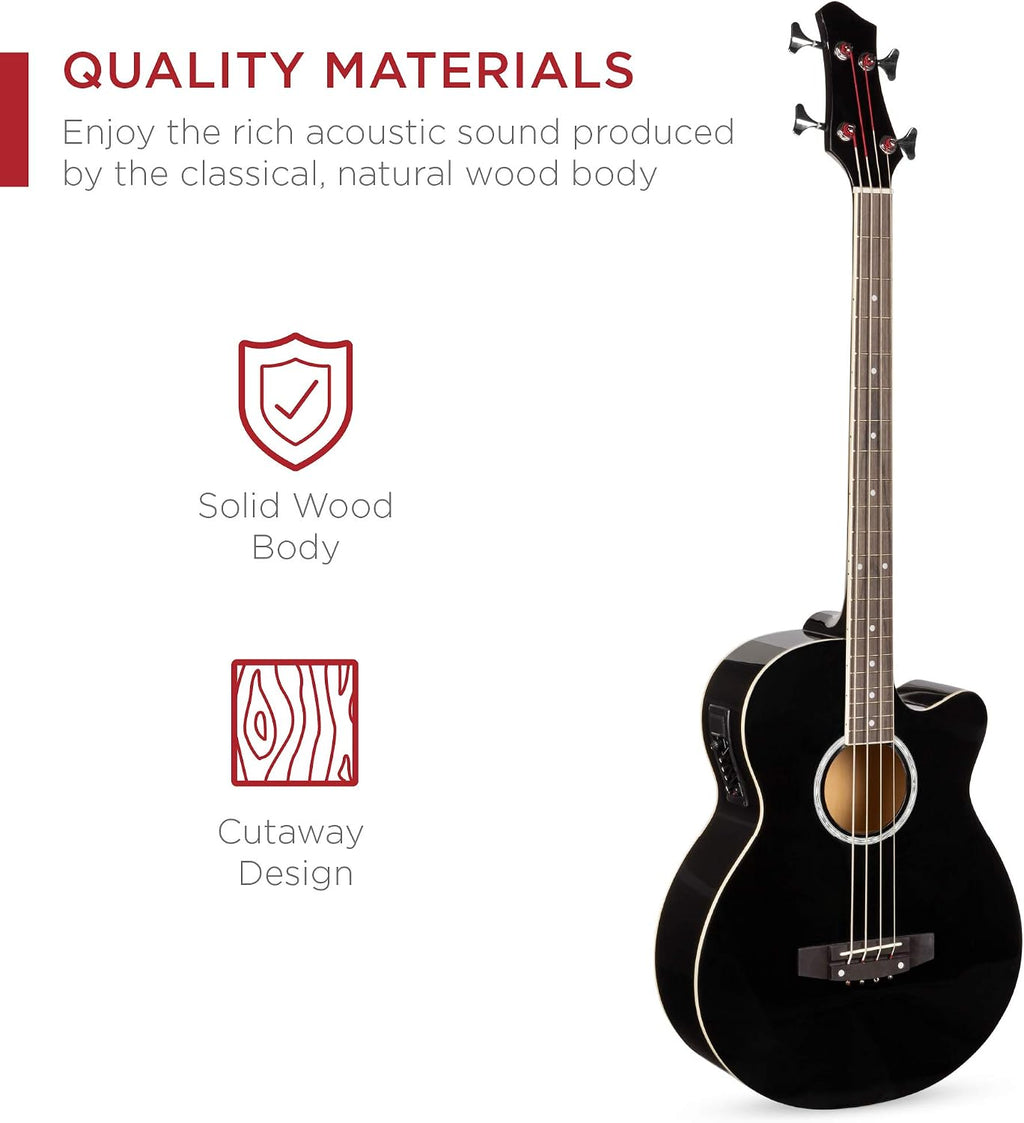 Best Choice Full Size Bass Guitar, 4-String - Alternate angle