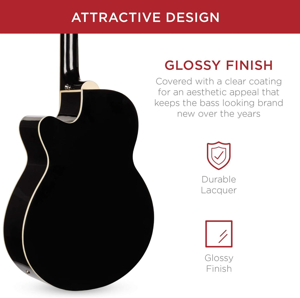 Best Choice Full Size Bass Guitar, 4-String - Close-up