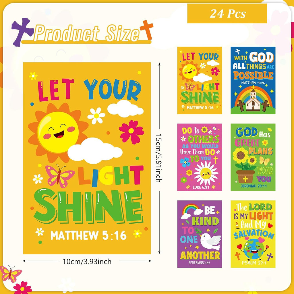 Cinrobiye 24 Pack Bible Verse Coloring Books - Detail view