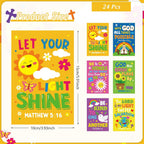 Cinrobiye 24 Pack Bible Verse Coloring Books - Detail view