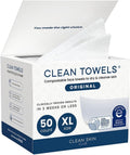 Clean Skin Club Clean Towels XL Face Towelettes