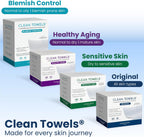 Clean Skin Club Clean Towels XL Face Towelettes - Detail view