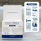 Clean Skin Club Clean Towels XL Face Towelettes - Alternate angle