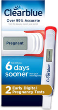 Clearblue Early Digital Pregnancy Test, 2 Ct