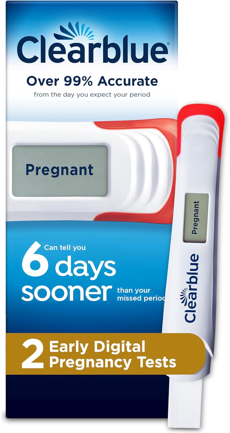 Clearblue Early Digital Pregnancy Test, 2 Ct