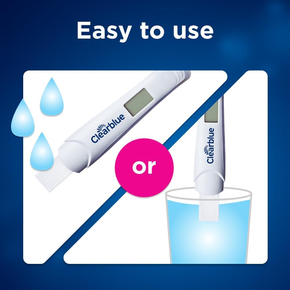 Clearblue Early Digital Pregnancy Test, 2 Ct - Size reference