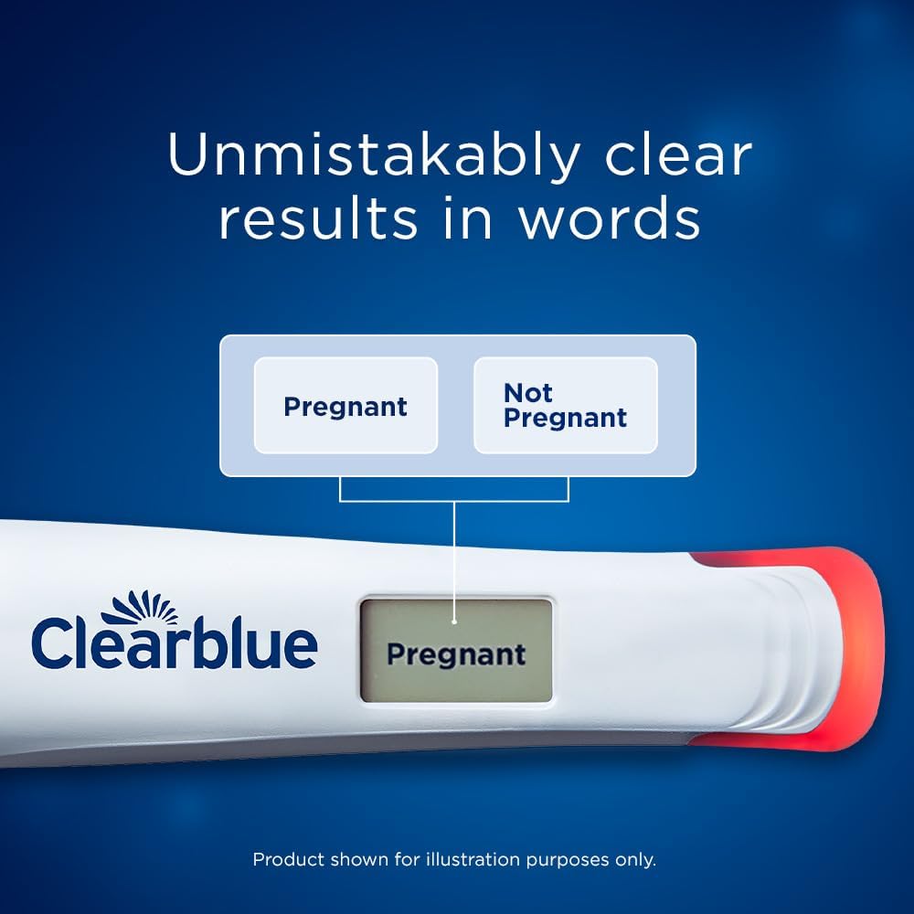 Clearblue Early Digital Pregnancy Test, 2 Ct - In use
