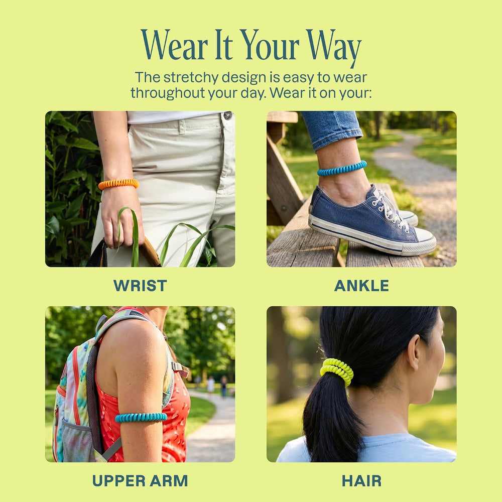 Cliganic Mosquito Repellent Bracelets, 10 Pack - Close-up