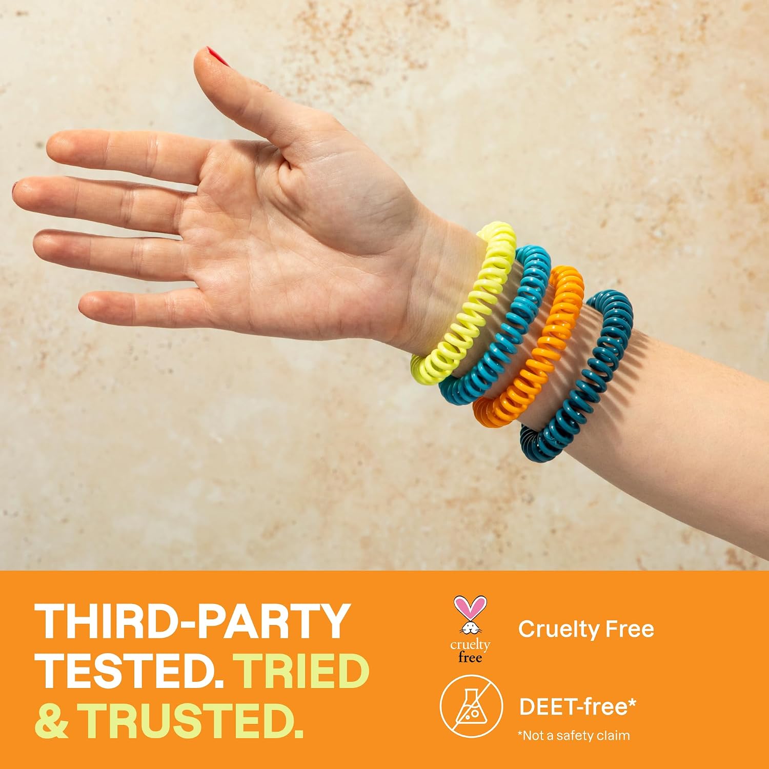 Cliganic Mosquito Repellent Bracelets, 10 Pack - Additional view