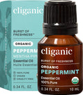 Cliganic Organic Peppermint Essential Oil
