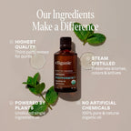 Cliganic Organic Peppermint Essential Oil - Detail view