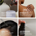 Cliganic Organic Peppermint Essential Oil - Size reference