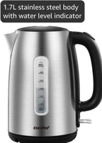 COMFEE Stainless Steel Electric Kettle, 1.7L, 1500W - Detail view
