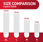 Command X-Large Picture Hanging Strips, 20 lb - Size reference