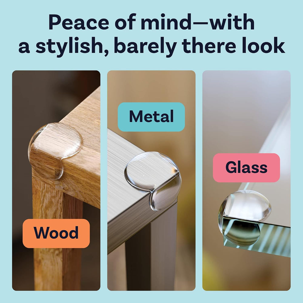 Baby Corner Protectors, Furniture Edge Bumpers, 12 Pack - Alternate angle