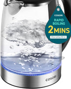 Cosori Electric Kettle, 1.7L, 1500W, Black - Detail view