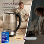 Cosori Electric Kettle, 1.7L, 1500W, Black - Feature highlight
