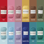 KITHED Cotton Yarn, 10.5oz, 3 Pack, Ecru - In use
