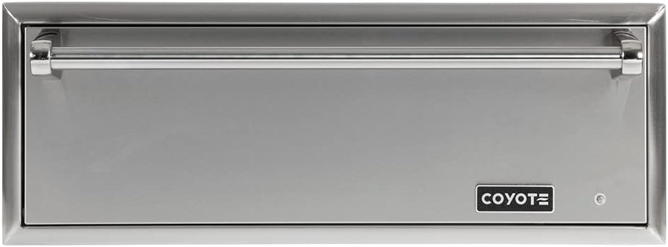 Coyote 30 Inch Outdoor Warming Drawer, Model CWD