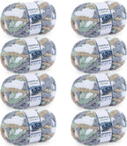 Cozyful Chunky Chenille Blanket Yarn, 8 Skeins