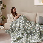 Cozyful Chunky Chenille Blanket Yarn, 8 Skeins - In use
