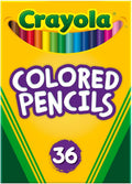 Crayola Colored Pencils, 36 Count, Pre-Sharpened