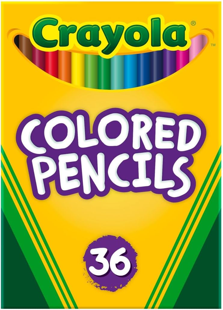 Crayola Colored Pencils, 36 Count, Pre-Sharpened