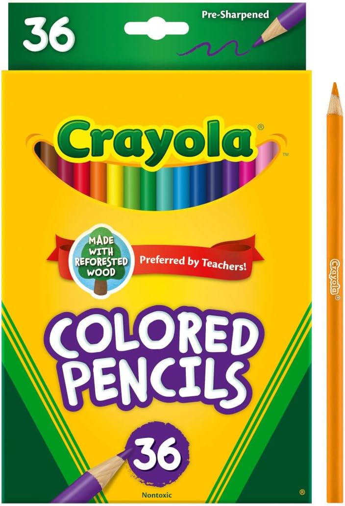Crayola Colored Pencils, 36 Count, Pre-Sharpened - Detail view