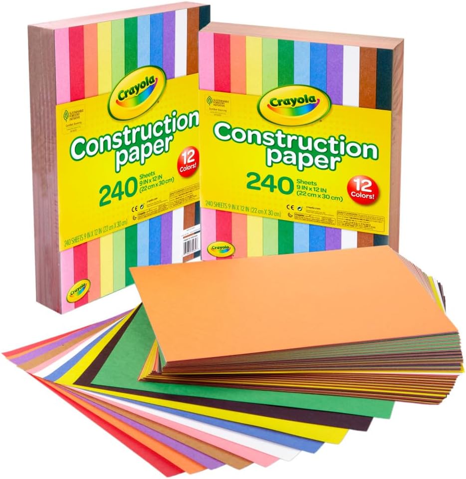 Crayola Construction Paper Bulk Pack, 480 Sheets - Detail view