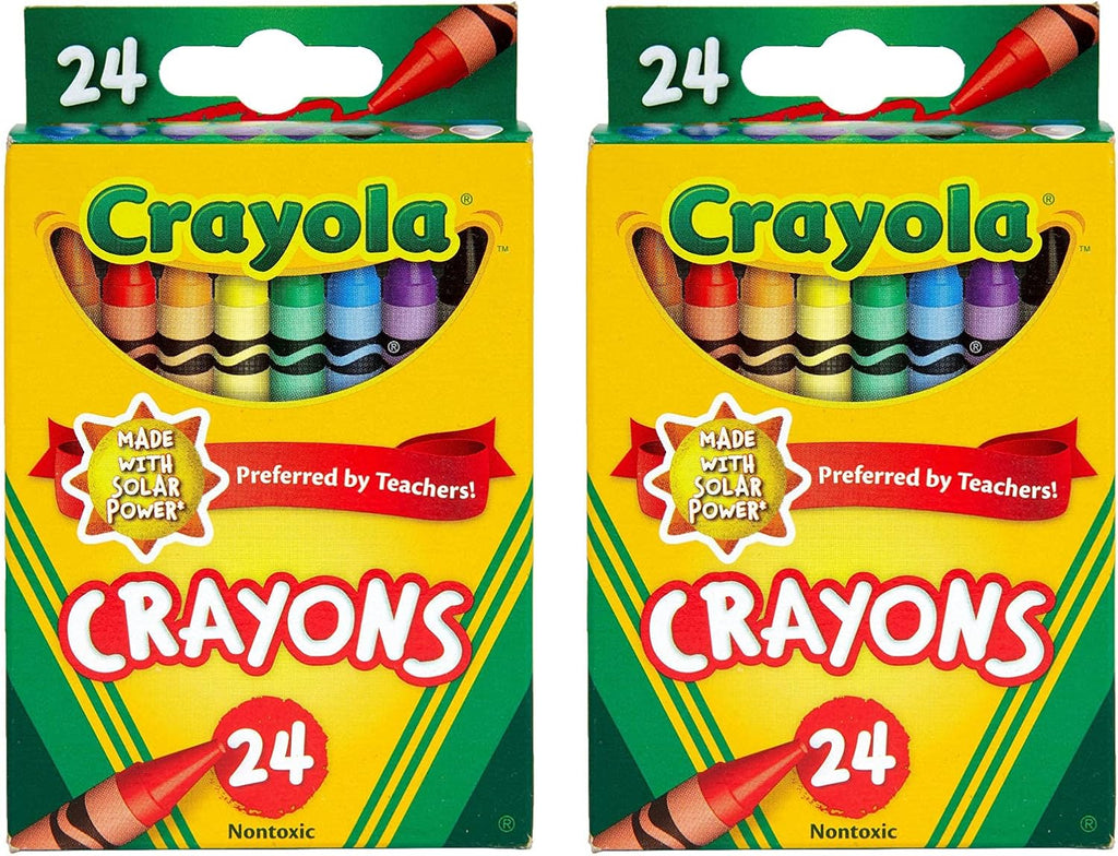 Crayola Crayons, 24 Count, Pack of 2