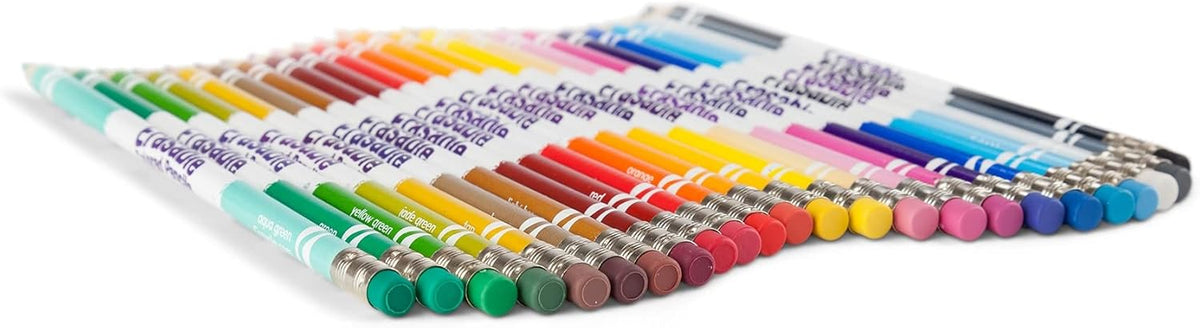 Crayola Erasable Colored Pencils, 24 Count - Close-up