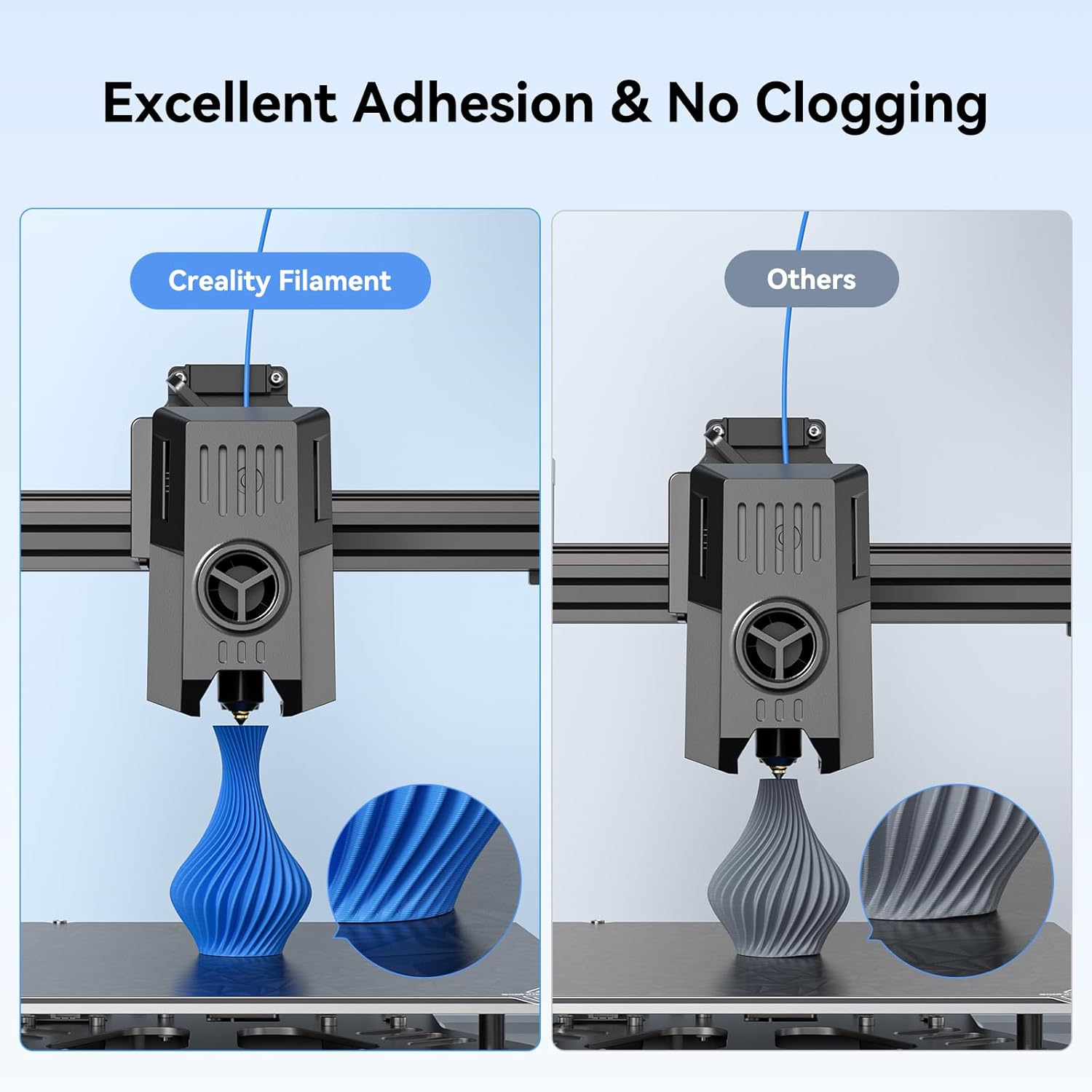 Creality 2kg PLA 1.75mm Filament Bundle - Alternate angle