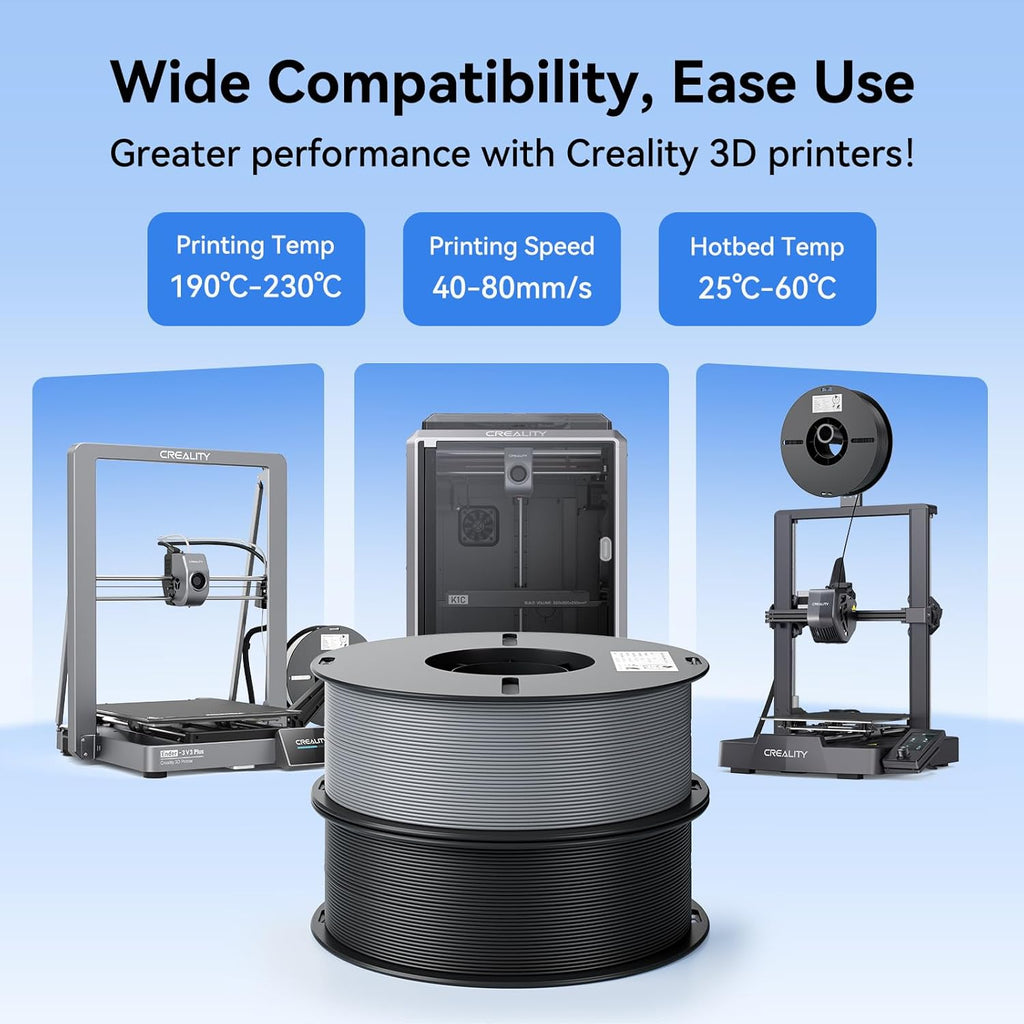 Creality 2kg PLA 1.75mm Filament Bundle - Close-up