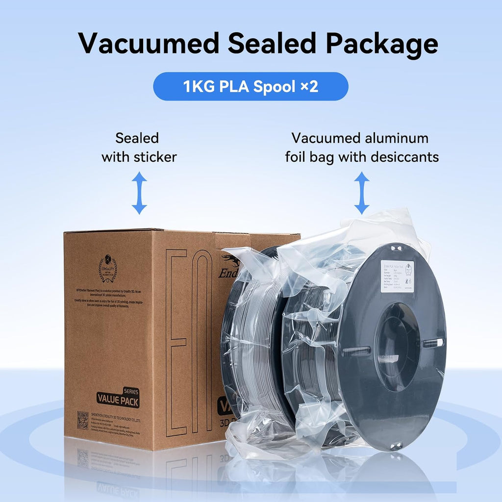 Creality 2kg PLA 1.75mm Filament Bundle - In use