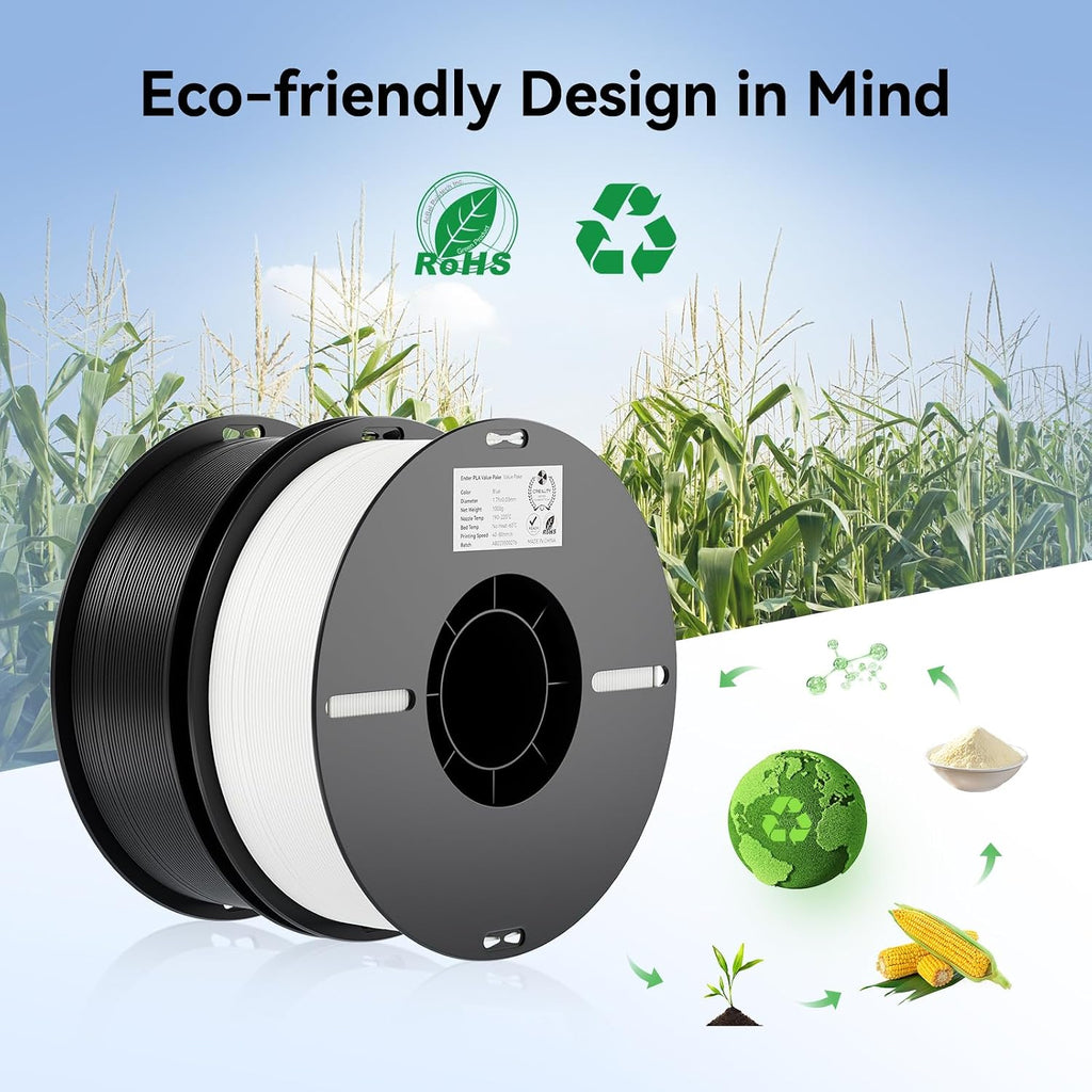 Creality 2kg PLA 1.75mm Filament Bundle - Packaging