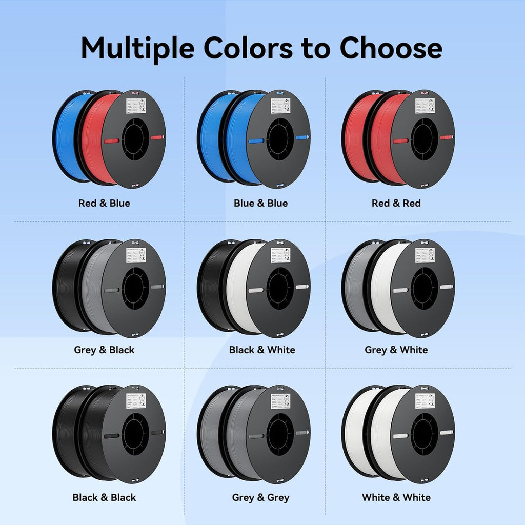 Creality 2kg PLA 1.75mm Filament Bundle - Additional view
