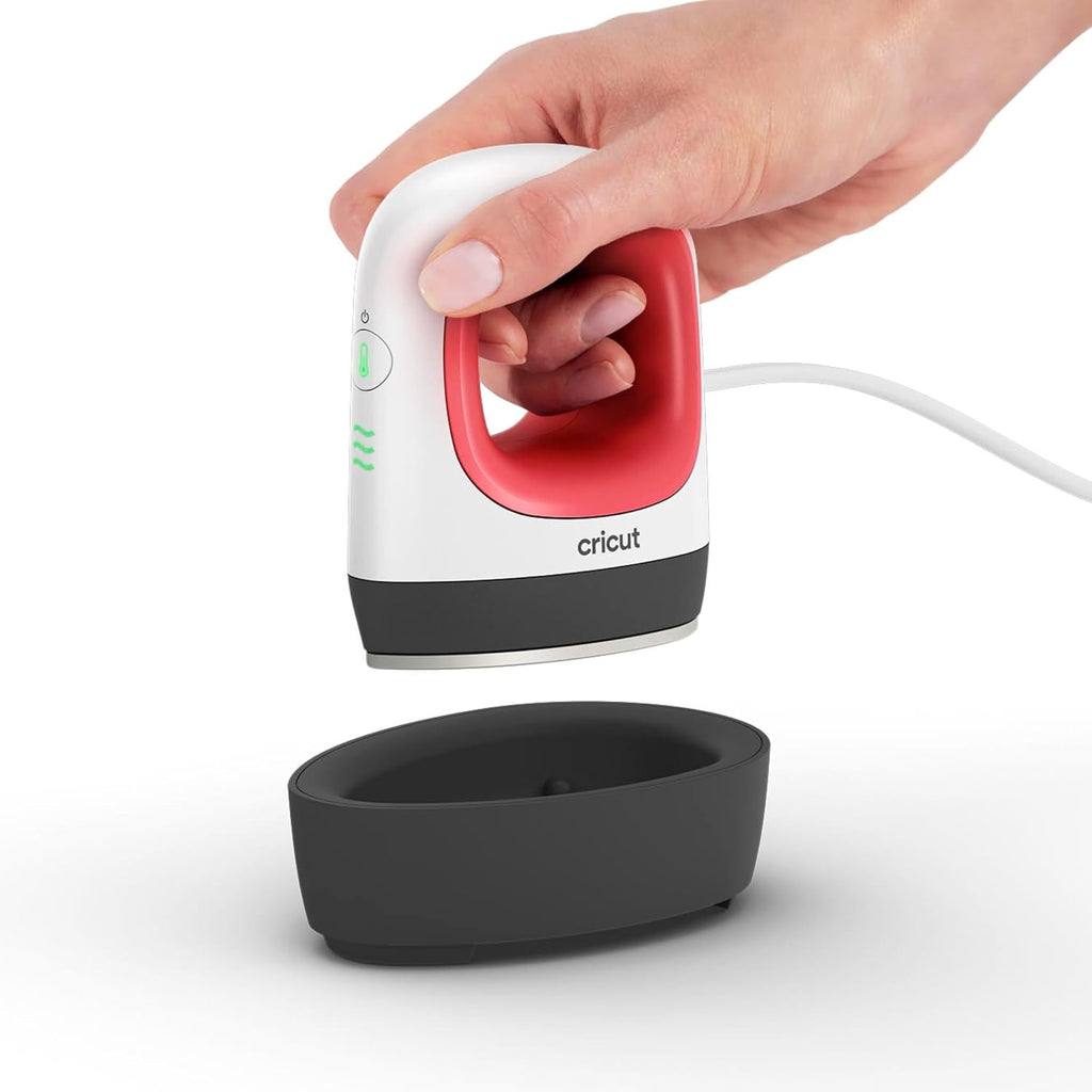 Cricut EasyPress Mini Heat Press Raspberry - Alternate angle