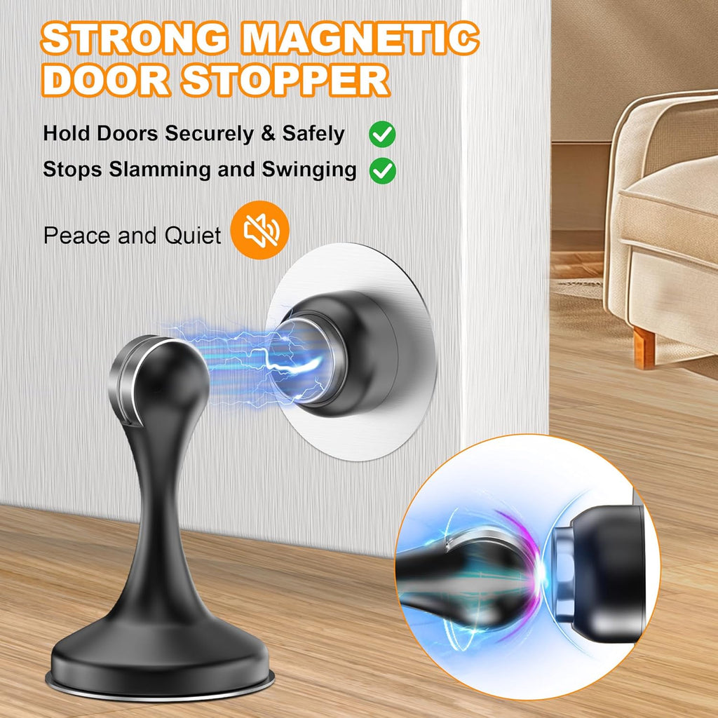 Crosize Magnetic Door Stoppers 2-Pack - Detail view