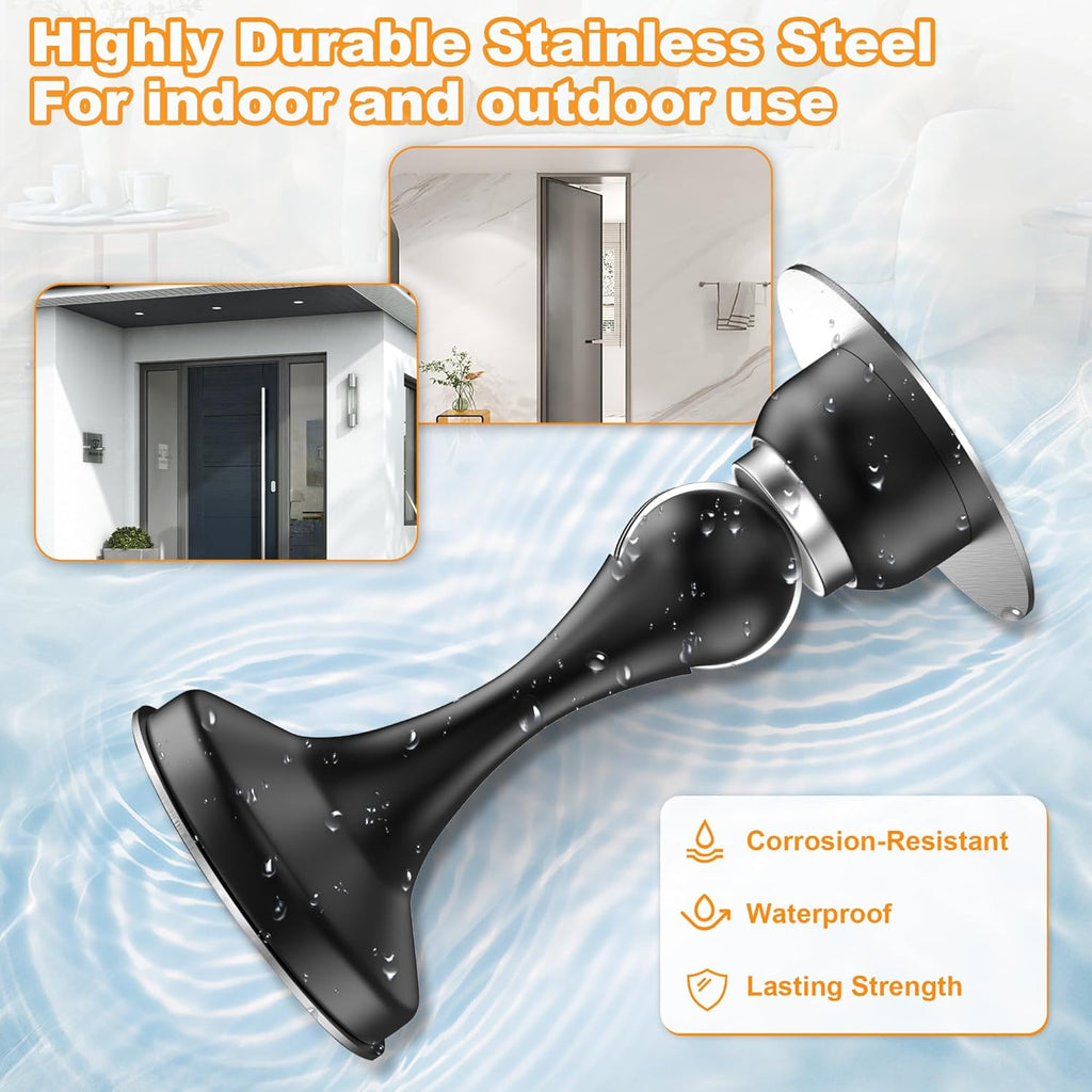 Crosize Magnetic Door Stoppers 2-Pack - In use