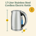 Cuisinart PerfecTemp 1.7L Electric Kettle - Detail view